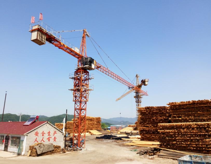 防腐油木杆塔吊